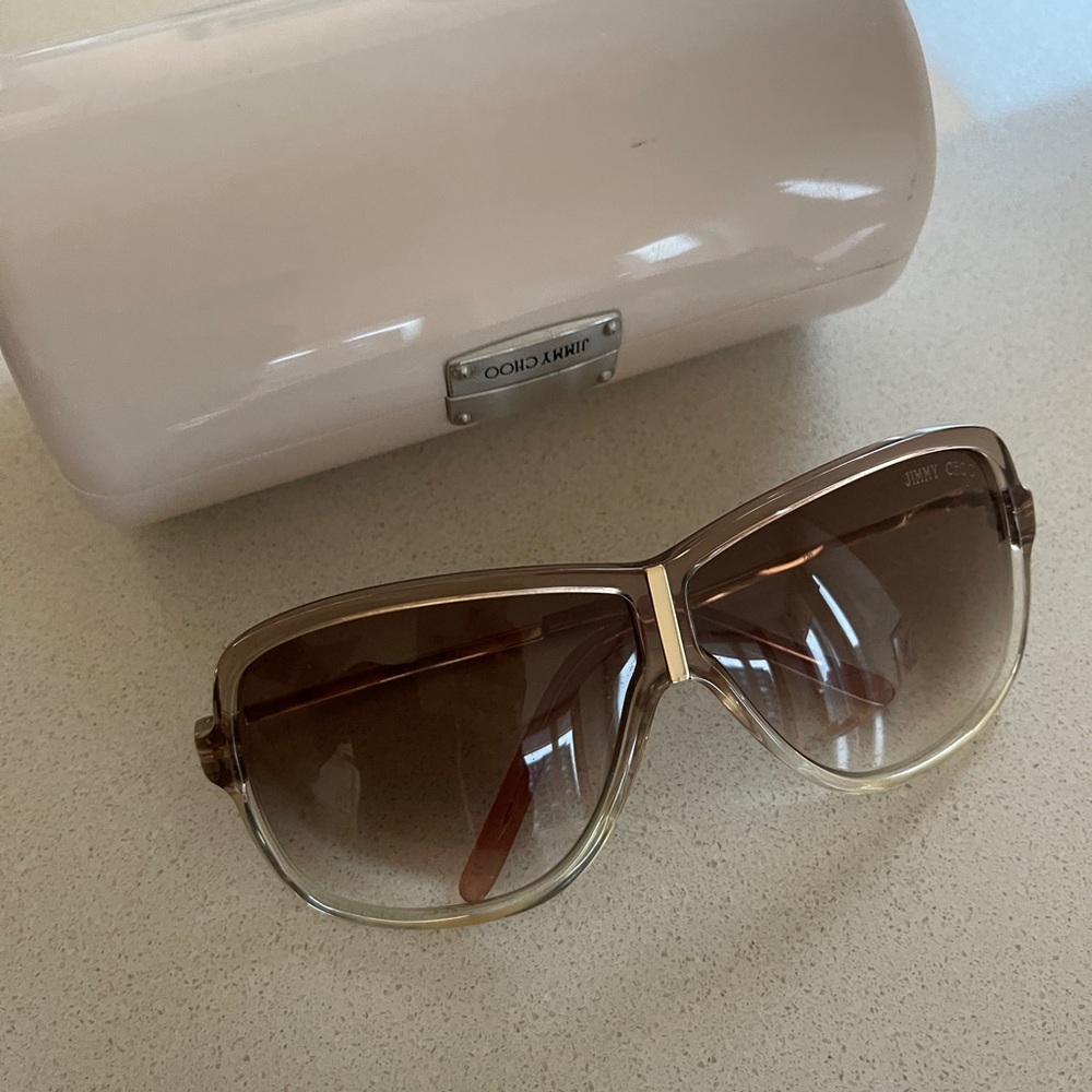 Jimmy Choo Brown Designer Sunglasses